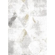 Livart Cashmir Eskitme Gri Sarı Geometrik Baklava Desenli 650-1 Duvar Kağıdı 16.50 M²