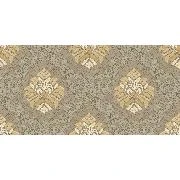 A'la Venda Gri Sarı Kahve Damask Desenli DL10704 Duvar Kağıdı 16.50 M²