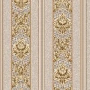 Duka Sawoy Kahverengi Gold Çizgili Damask Desenli 17151-3 Duvar Kağıdı 10.00 M²