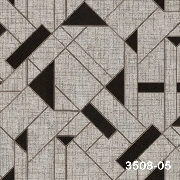 Decowall Tudor Gri Kahve Bej Modern Geometrik Desenli 3508-05 Duvar Kağıdı 16.50 M²