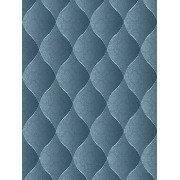 Ugepa (fransız) Kaleidoscope 3 Boyutlu Mavi Geometrik Kumaş Desenli 95801 Duvar Kağıdı 5 M²
