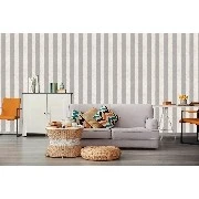 Decowall Retro Beyaz Gri Modern Çizgi Desenli 5002-05 Duvar Kağıdı 16.50 M²