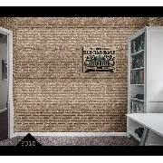 Wall212 3d Single Kiremit Gri 3 Boyutlu Eskitme Tuğla Desenli 2010 Duvar Kağıdı 5 M²