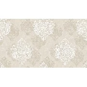 Gmz Vav Collection Krem Kahve Damask Desenli 42300-1 Duvar Kağıdı 16.50 M²