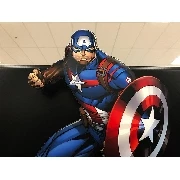 3d Manzara Kaptan Amerika Süper Kahraman