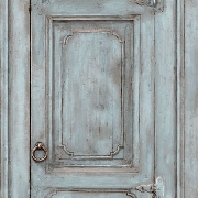 Ugepa (fransız) Home 3 Boyutlu Açık Mavi Ahşap Kapı Desenli L11711 Duvar Kağıdı 5 M²