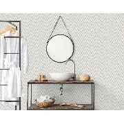 Adawall Vera Krem Açık Gri Modern Zigzag Desenli 1509-3 Duvar Kağıdı 16.50 M²