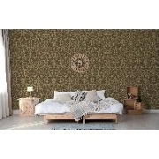 Adawall Rumi Kahverengi Motifli Damask Desenli 6802-5 Duvar Kağıdı 10.60 M²