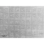 Yasham Seela Boyanabilir Beyaz Kabartma Doku Kare Desenli S-6543 Duvar Kağıdı 26.5 M²