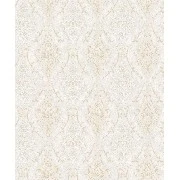 Bella Wallcoverings Krem Zemin Gold Motifli Damask Desenli YG31801 Duvar Kağıdı 16.50 M²