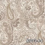 Decowall Retro Krem Bej Kahve Yeşil Vintage Şal Desenli 5013-04 Duvar Kağıdı 16.50 M²