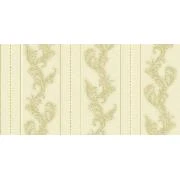 Ottoman Wallcoverings Krem Zemin Gold Yaprak Çizgi Desenli B061 Duvar Kağıdı 16.50 M²