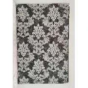 Golden Black Siyah Zemin Üstüne Gri Motifli Damask Desenli 41295 Duvar Kağıdı 16.10 M²