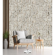 Gmz Motto Açık Bej Zemin Üzerine Kahverengi Doku Modern Geometrik Çizgi Desenli 4201-4 Duvar Kağıdı 16.50 M²