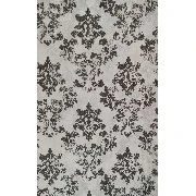 Golden Black Gri Zemin Üstüne Siyah Motifli Damask Desenli 41298 Duvar Kağıdı 16.10 M²