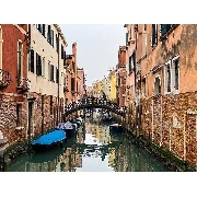 3d Manzara İtalya Venedik Evleri