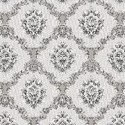 Duka Sawoy Gri Gümüş Damask Desenli 17140-2 Duvar Kağıdı 10.00 M²