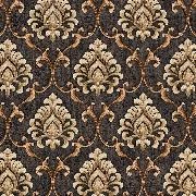 Duka Sawoy Gold Antrasit Bakır Damask Desenli 17444-5 Duvar Kağıdı 10.00 M²