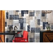 Decowall Odessa Gri Kahve Lacivert Modern Geometrik Desenli 2510-05 Duvar Kağıdı 16.50 M²