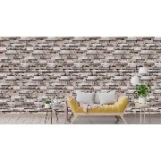 Prowall Petra 3 Boyutlu Krem Gri Kesme Taş Desenli 5215-1 Duvar Kağıdı 16.50 M²