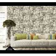 Wall212 3d Single 3 Boyutlu Gri Yığma Taş Desenli 2036 Duvar Kağıdı 5 M²