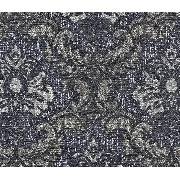 Livart Makro Mix Lacivert Gri Simli Motifli Damask Desenli 725-5 Duvar Kağıdı 16.50 M²