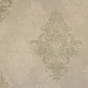 Golden Flamingo Gri Eskitme Damask Desenli 18156 Duvar Kağıdı 5 M²