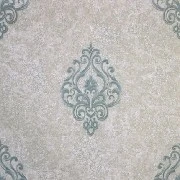 Golden Forever Bej Gri Mavi Damask Desenli 19184 Duvar Kağıdı 5 M²