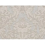 Murella Canova (italyan) Kabartma Doku Mavi Gri Motifli Damask Desenli M2074 Duvar Kağıdı 7 M²