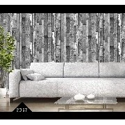 Wall212 3d Single 3 Boyutlu Gri Siyah Beyaz Eskitme Ahşap Desenli 2057 Duvar Kağıdı 5 M²