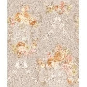 Bella Wallcoverings Bej Kahve Yeşil Çicek Gül Desenli RS30305 Duvar Kağıdı 16.50 M²