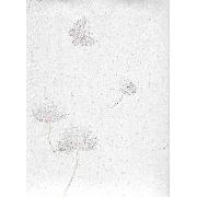 Livart Genesis Gri Pembe Çiçek Desenli 738-4 Duvar Kağıdı 16.50 M²