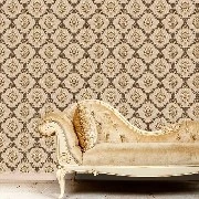 Duka Sawoy Kahverengi Gold Damask Desenli 17140-3 Duvar Kağıdı 10.00 M²