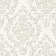 Adawall Dante Beyaz Motifli Damask Desenli 1405-1 Duvar Kağıdı 10.60 M²