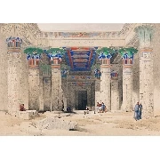 3d Manzara Antik Mısır Philae Tapınağı