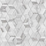 Ugepa (fransız) Hexagone 3 Boyutlu Gri Geometrik Ahşap Desenli L59209 Duvar Kağıdı 5 M²