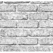 Wall212 3d Single Gri 3 Boyutlu Eskitme Tuğla Desenli 2006 Duvar Kağıdı 5 M²