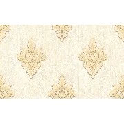 Bella Wallcoverings Krem Sarı Damask Desenli RS75135 Duvar Kağıdı 16.50 M²