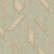Adawall Icon Açık Yeşil Bej Modern Minimal Geometrik Desenli 24113-3 Duvar Kağıdı 16.50 M²
