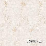 Decowall Armani Beyaz Kahve Çiçek Desenli 3006-03 Duvar Kağıdı 16.50 M²
