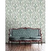 Adawall Rumi Mavi Gri Süslemeli Damask Desenli 6804-4 Duvar Kağıdı 10.60 M²