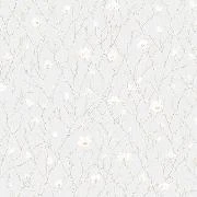 Adawall Seven Beyaz Çiçek Motif Desenli 7800-1 Duvar Kağıdı 16.50 M²
