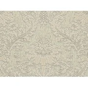 Murella Canova (italyan) Kabartma Doku Vizon Gri Krem Motifli Damask Desenli M2064 Duvar Kağıdı 7 M²