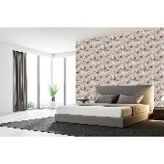 Bella Wallcoverings Bej Pembe Yeşil Çicek Desenli RS75501 Duvar Kağıdı 16.50 M²