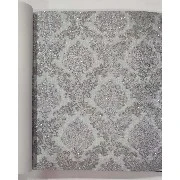 Maxwall Cappadocia Koyu Gri Klasik Motifli Damask Desenli 42-006 Duvar Kağıdı 16.50 M²