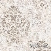 Decowall Armani Krem Kahve Dokulu Damask Desenli 3013-03 Duvar Kağıdı 16.50 M²
