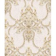 A'la Venda Bej Kahve Gold Damask Şam Desenli DL11603 Duvar Kağıdı 16.50 M²