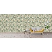 Ottoman Wallcoverings Yeşil Zemin Gold Motifler Klasik Desenli YG30905 Duvar Kağıdı 16.50 M²