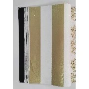 Golden Black Krem Gold Kabartma Dokulu Çizgili Desenli 41243 Duvar Kağıdı 16.10 M²