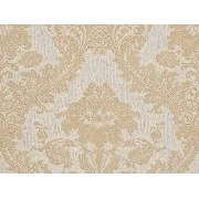 Murella Canova (italyan) Kabartma Doku Vizon Kahve Motifli Damask Desenli M2066 Duvar Kağıdı 7 M²